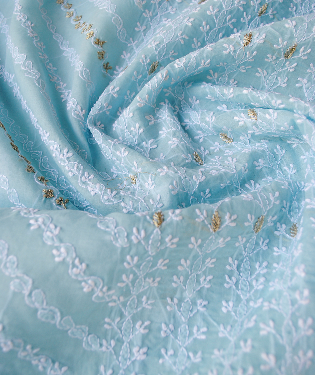 COTTON 3 PICE SUIT SKY BLUE COTTON 3 PICE SUIT SKY BLUE